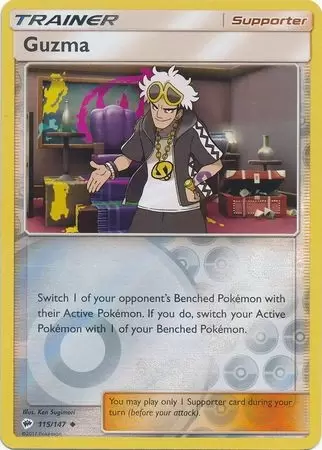 Burning Shadows - Guzma Reverse