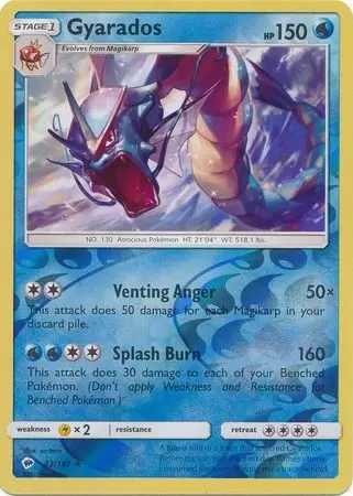 Burning Shadows - Gyarados Reverse