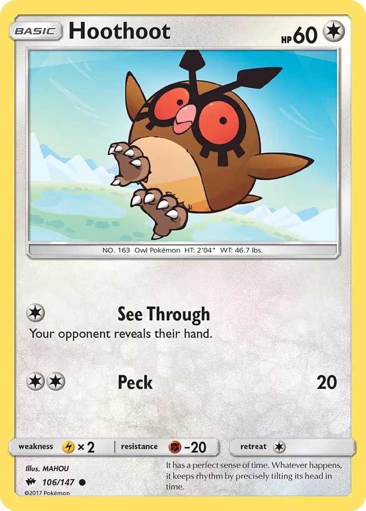 Burning Shadows - Hoothoot
