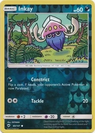 Burning Shadows - Inkay Reverse