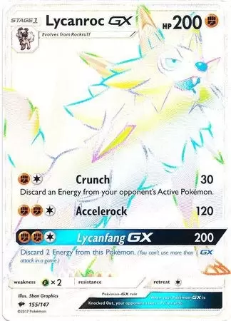 Burning Shadows - Lycanroc GX