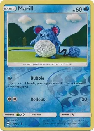 Burning Shadows - Marill Reverse