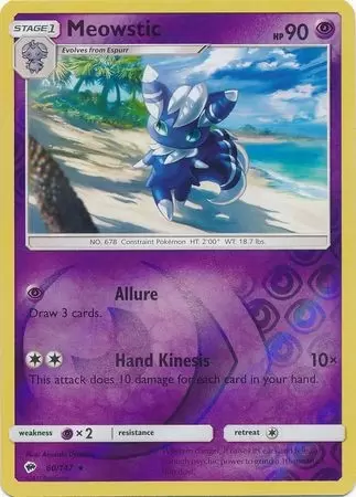Burning Shadows - Meowstic Reverse