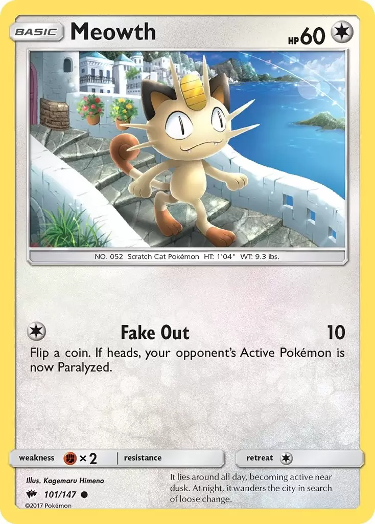 Burning Shadows - Meowth