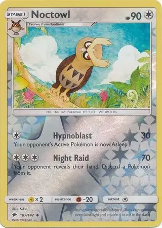 Burning Shadows - Noctowl Reverse
