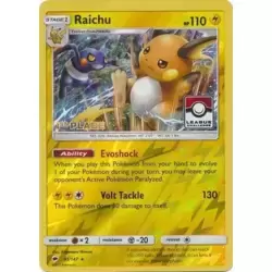 Raichu Reverse 1st Place Pokemon League
