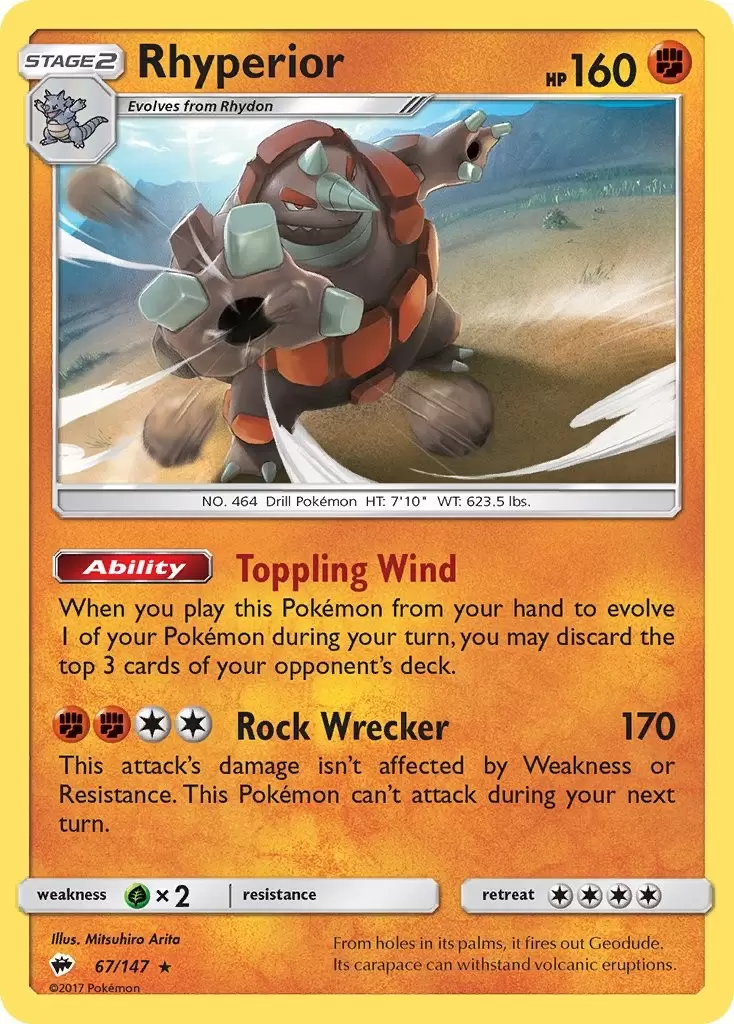 Burning Shadows - Rhyperior