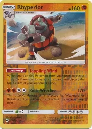 Burning Shadows - Rhyperior reverse