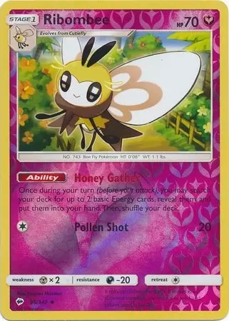 Burning Shadows - Ribombee Reverse
