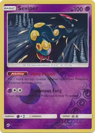 Burning Shadows - Seviper Reverse