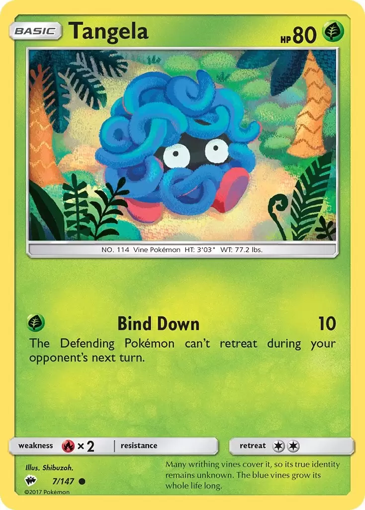 Burning Shadows - Tangela