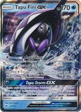 Burning Shadows - Tapu Fini GX