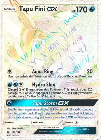 Burning Shadows - Tapu Fini GX