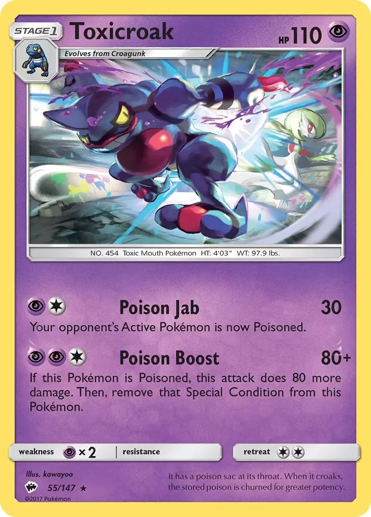 Burning Shadows - Toxicroak