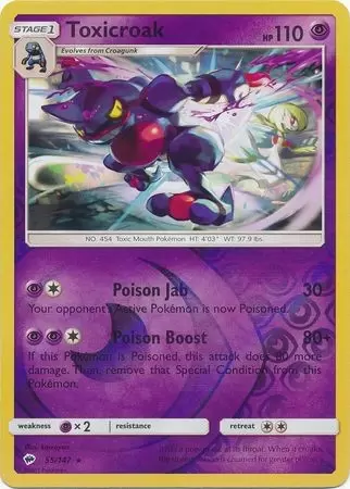 Burning Shadows - Toxicroak Reverse