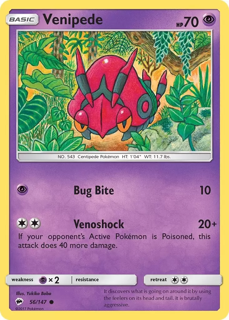 Burning Shadows - Venipede