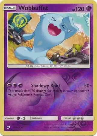 Burning Shadows - Wobbuffet Reverse