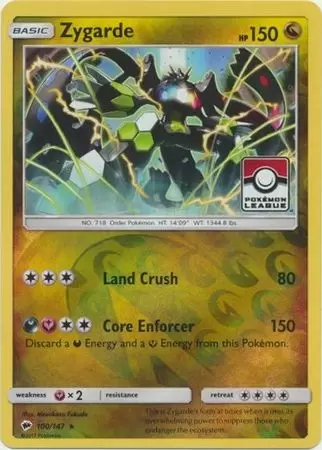 Burning Shadows - Zygarde Reverse Pokemon League