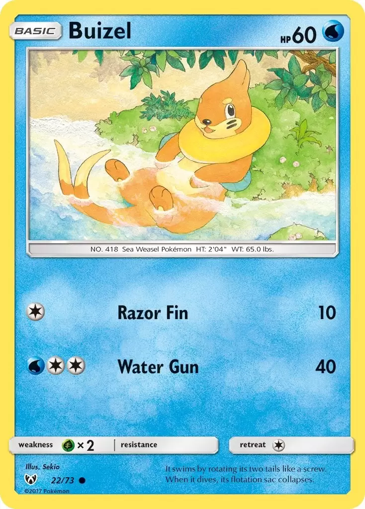 Shining Legends - Buizel