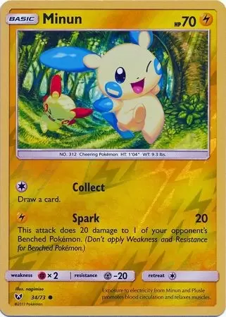 Shining Legends - Minun Reverse