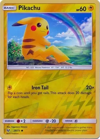 Shining Legends - Pikachu Reverse