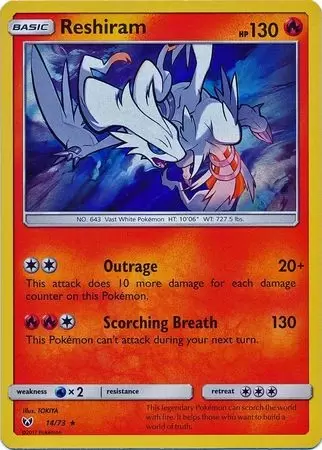 Shining Legends - Reshiram Holo