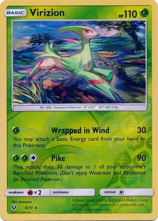 Shining Legends - Virizion Reverse