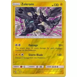 M Zekrom Ex pokemon card