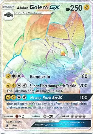 Crimson Invasion - Alolan Golem GX