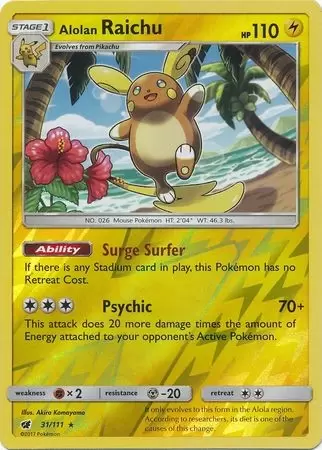 Crimson Invasion - Alolan Raichu Reverse