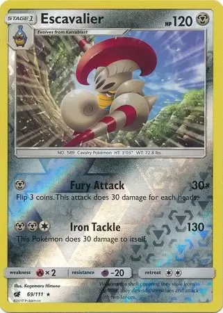 Crimson Invasion - Escavalier Reverse