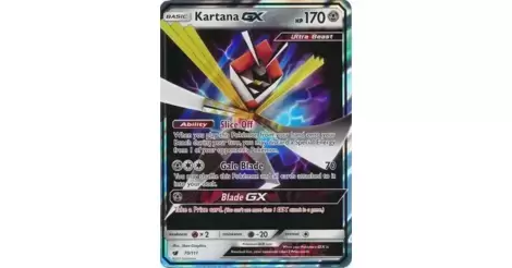 Kartana GX - 70/111 - Pokemon Crimson Invasion Sun & Moon Ultra