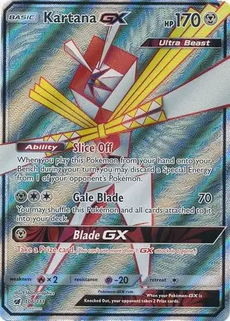 Card Nihilego-GX 103/111 da coleção Crimson Invasion