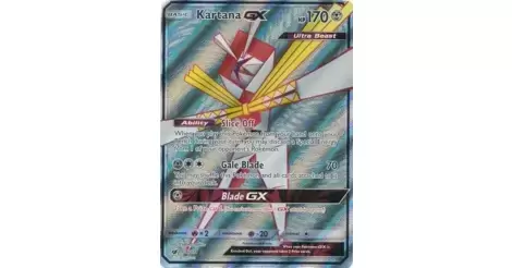  Pokemon - Kartana GX - 106/111 - Full Art Ultra Rare