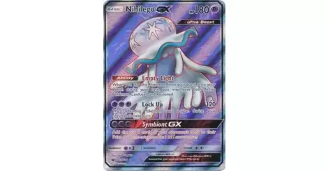 Nihilego GX FULL ART 103/111 Crimson Invasion Ultra Rare Pokemon