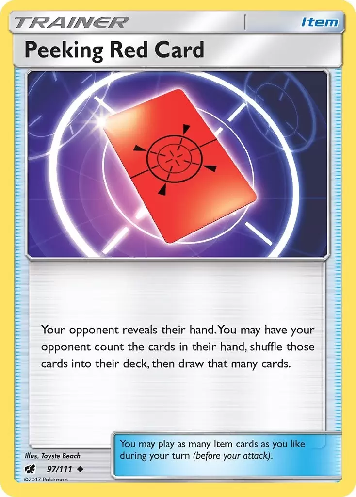 Crimson Invasion - Peeking Red Card