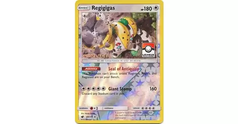 Card Regigigas 84/111 da coleção Crimson Invasion