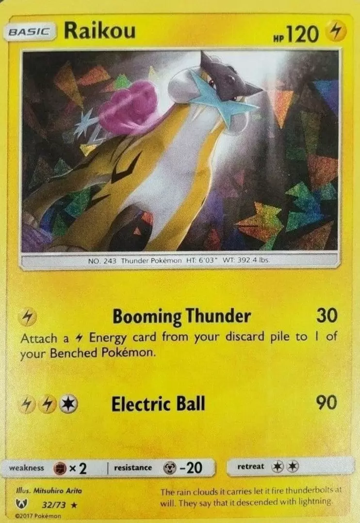 Shining Legends - Raikou Holo Cracked Ice