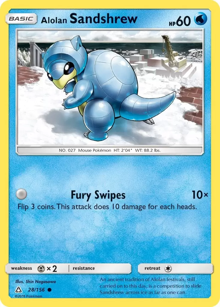 Ultra Prism - Alolan Sandshrew