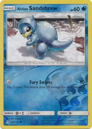 Ultra Prism - Alolan Sandshrew Reverse