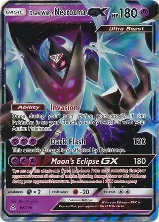 Dusk Mane Necrozma GX Ultra Prism, Pokémon