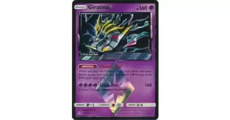  Pokemon - Giratina Prism - 58/156 - Holo Rare : Toys