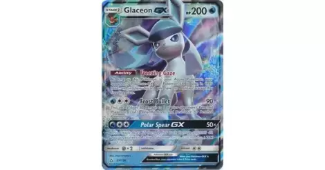 Glaceon GX 39/156 Regular Art Pokemon Sun & Moon Ultra Prism Card