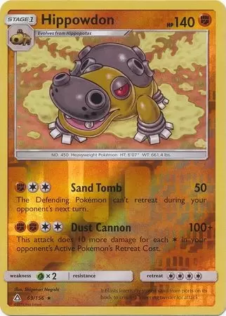 Ultra Prism - Hippowdon Reverse