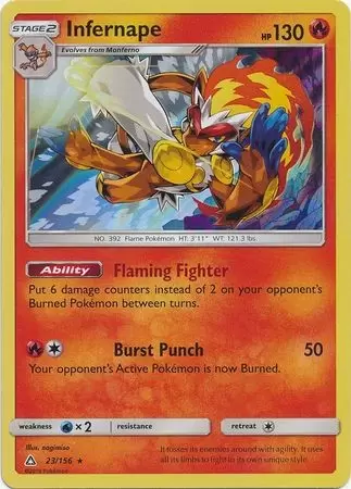 Ultra Prism - Infernape Holo