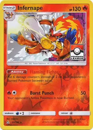 Ultra Prism - Infernape Reverse Pokemon League