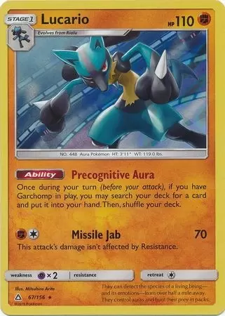 Ultra Prism - Lucario Holo
