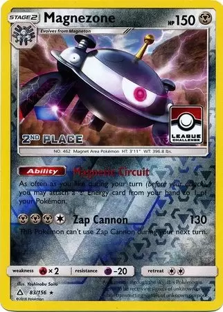 Ultra Prism - Magnezone Reverse 2nd Place Pokemon League
