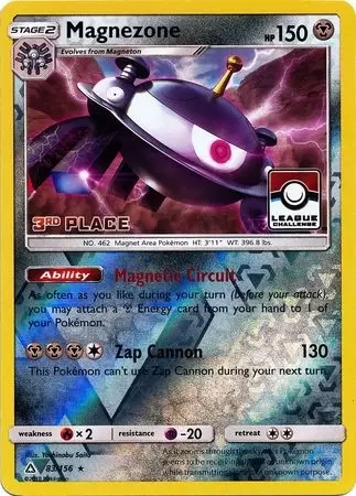 Ultra Prism - Magnezone Reverse 3rd Place Pokemon League