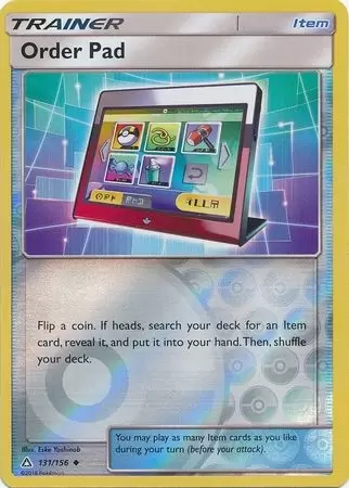 Ultra Prism - Order Pad Reverse